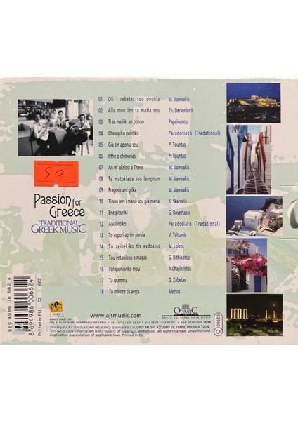 Passion For Greece CD fiyatları