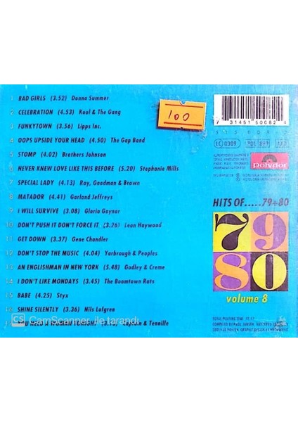 Best Of 79+80 Volume 8 CD