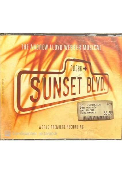 The Andrew Lloyd Webber Musical Sunset Blvd. Double CD