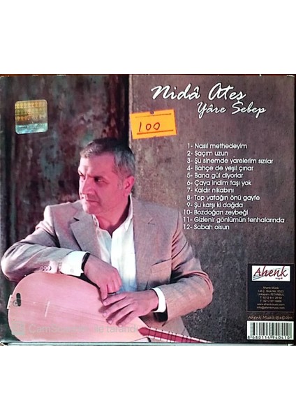 Nida Ateş - Yare Sebep CD fiyatları