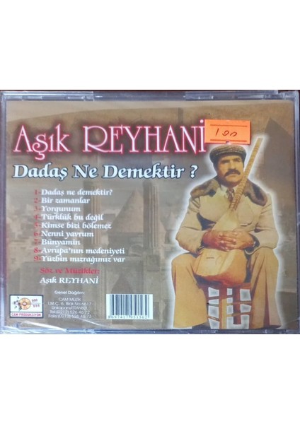 Aşık Reyhani - Dadaş Ne Demektir? CD fiyatları