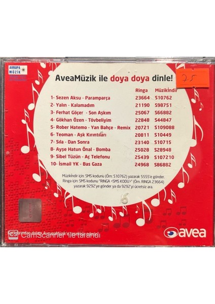 Avea Müzik ile Doya Doya Dinle CD