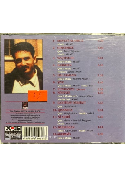 Mikail Aslan – Agerayis Kürtçe CD