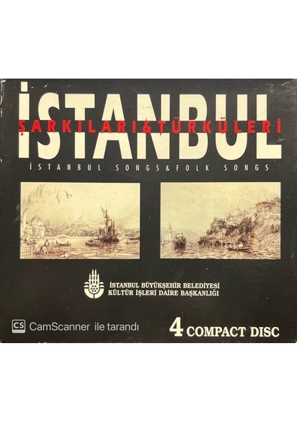 İstanbul Şarkıları Türküleri 4 CD Lik Set