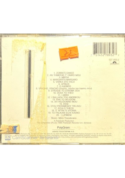 %100 Mikis - Theodorakis CD fiyatları