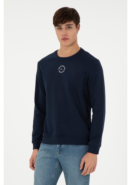 Erkek Lacivert Sweatshirt 50293436-VR033