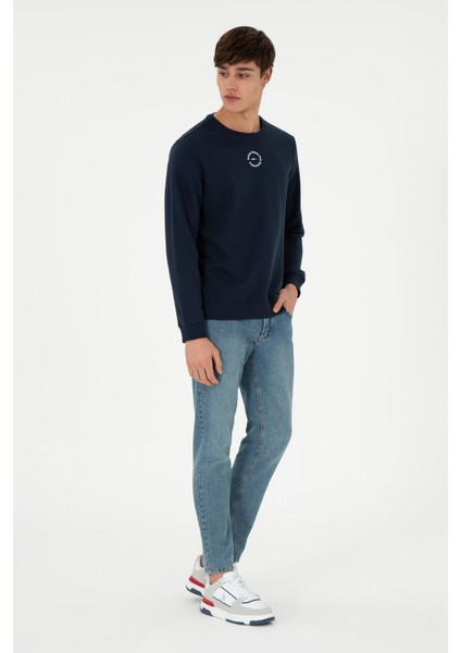 Erkek Lacivert Sweatshirt 50293436-VR033