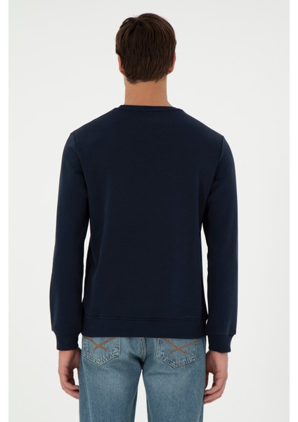 Erkek Lacivert Sweatshirt 50293436-VR033