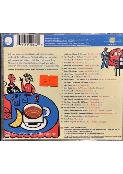 Cafe Parisien Chansons CD