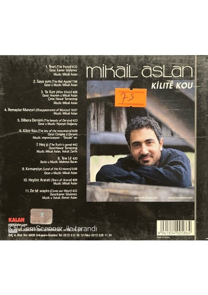 Mikail Aslan – Klite Kou CD fiyatları