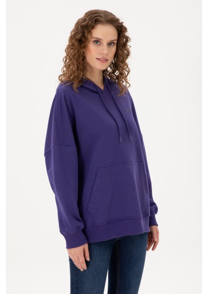 Kadın Mor Sweatshirt 50297324-VR038
