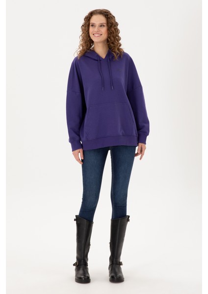 Kadın Mor Sweatshirt 50297324-VR038