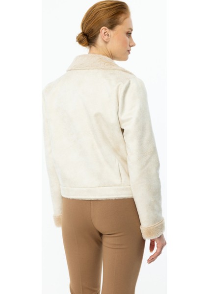 Içi Peluş Astarlı Güderi Mont Taş fırsatları