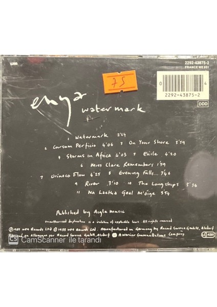 Enya Watermark CD