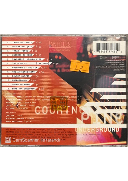 Courtney Pine – Underground CD fiyatları
