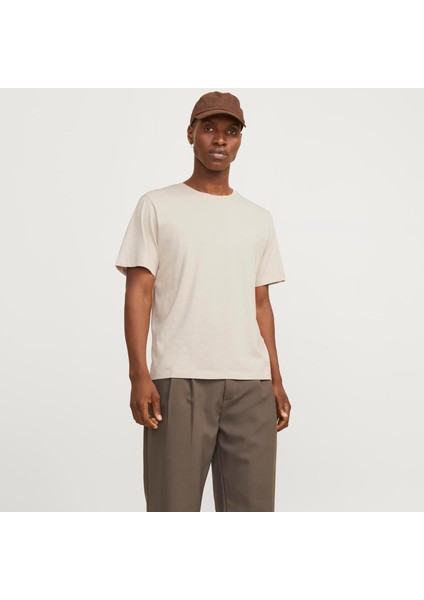 Bisiklet Yaka Logo Baskili Tisört-Corplogo