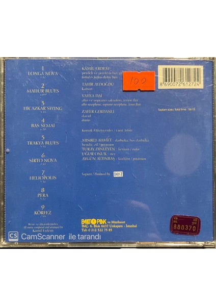 Kamil Erdem – Asiaminor Longa Nova CD fiyatları