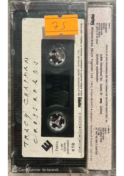 Tracy Chapman Crossroads Kaset
