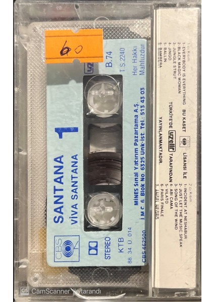 Santana Viva Santana Kaset fiyatları