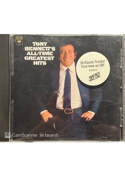 Tony Bennett's All Time Greatest Hits CD