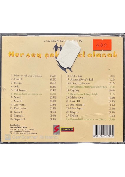 Herşey Çok Güzel Olacak CD