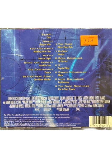 The X-Files – The Album Fight The Future CD