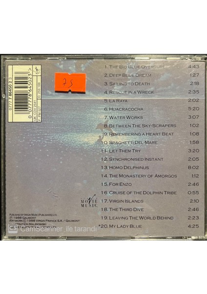 Eric Serra – The Big Blue CD fiyatları