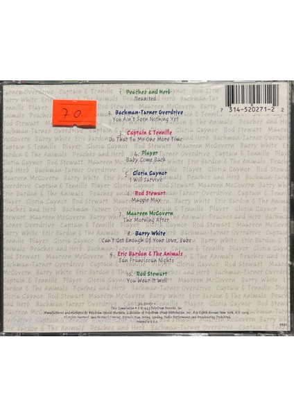 Hits of the 70's CD