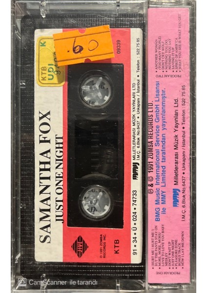 Samantha Fox Just One Night Kaset fiyatları