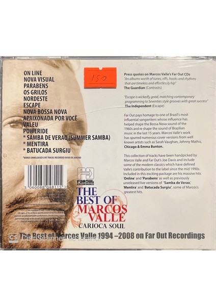 The Best of Marcos Valle Carioca Soul CD fiyatları