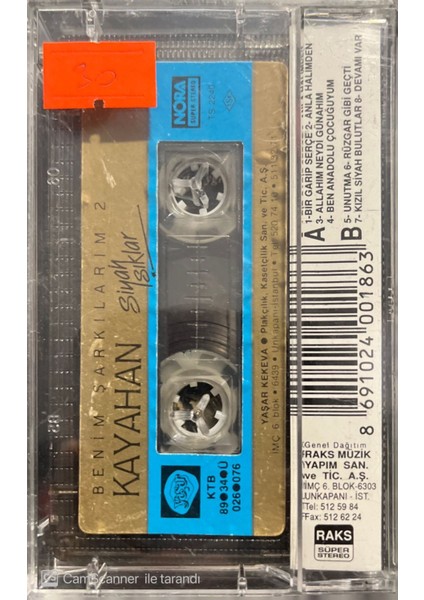 Kayahan Benim Penceremden Kaset fiyatları