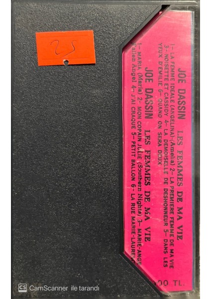 Joe Dassın Les Femmes De Ma Vie Kaset fiyatları