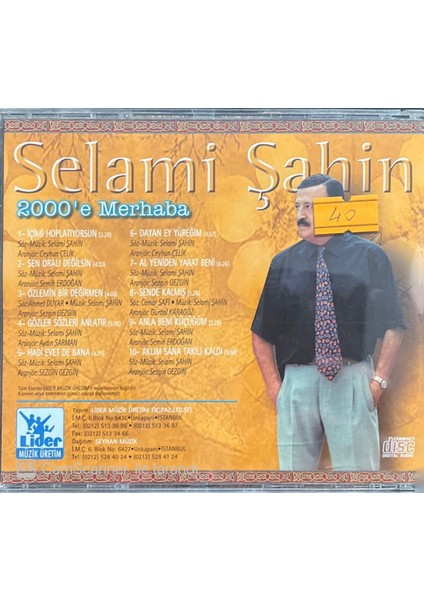 Selami Şahin – 2000'e Merhaba CD