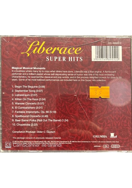 Liberace Super Hits CD