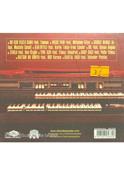 İskender Paydaş – Zamansız Şarkılar CD fiyatları