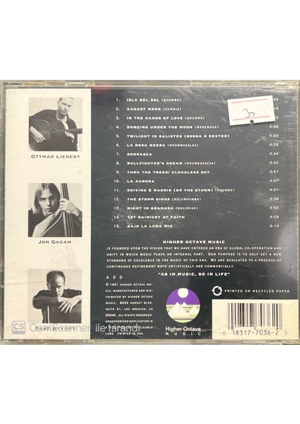 Ottmar Liebert - Luna Negra Bonanca CD fiyatları