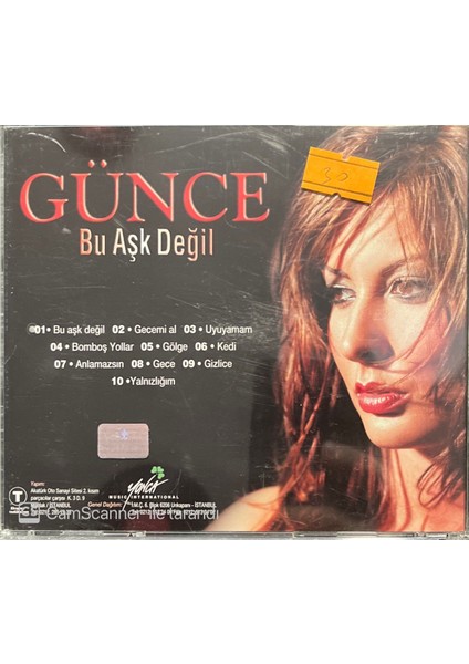 Günce – Bu Aşk Değil CD