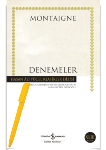 Denemeler (Alfa Kalem) - Michel de Montaigne