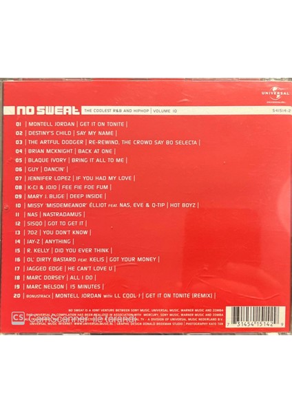 No Sweat 10 CD fiyatları