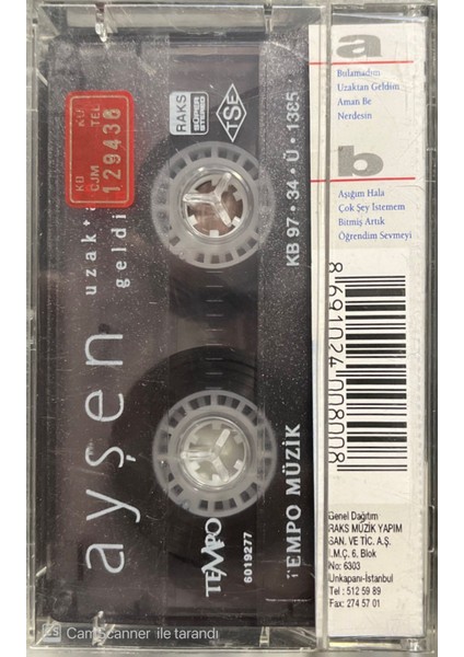 Ayşen Uzaktan Geldim Kaset