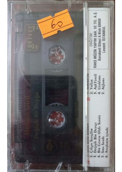 Hakan Girit Değişik Bir Duygu Açılmamış Jelatininde Kaset fiyatları