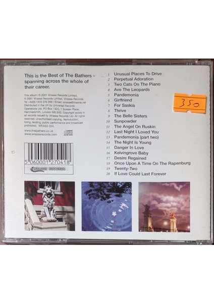 The Best of the Bathers Desire Regained CD