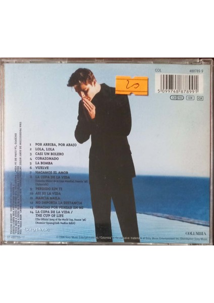 Ricky Martin Vuelve CD fiyatları