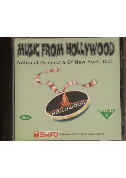 Music From Hollywood Natinal Orchestra Of New York, D.c. Volume 3 CD