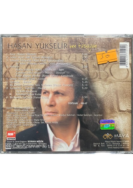 Hasan Yükselir – Ben Türküyüm CD fiyatları