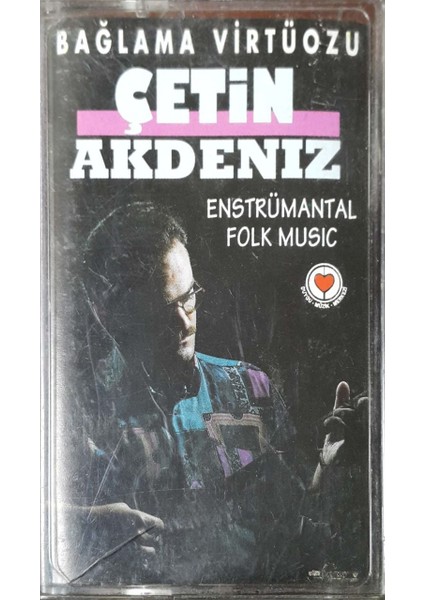 Çetin Akdeniz Bağlama Virtüozu Enstrümantal Folk Music Kaset