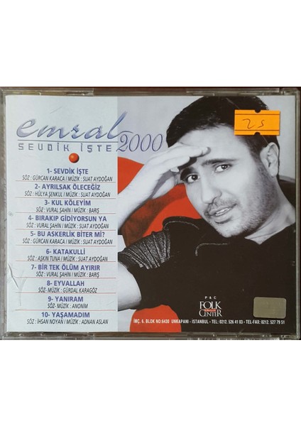 Emrah 2000 Sevdik İşte CD fiyatları