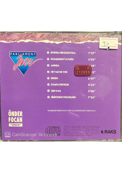 Önder Focan – Erken Parliament Jazz CD fiyatları