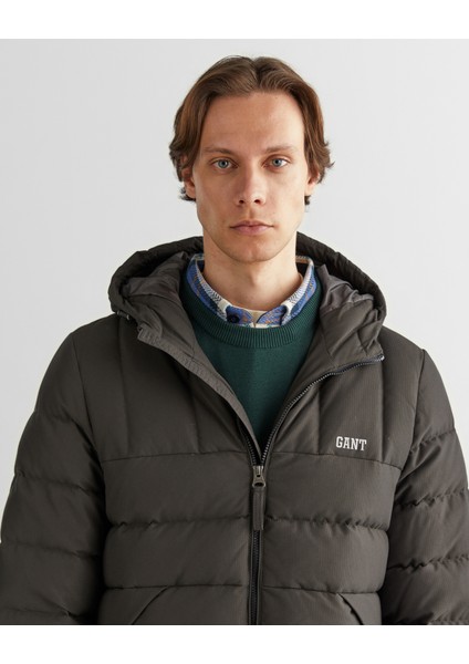 Erkek Gri Kapüşonlu Logolu Mont 7124304T.95 indirimleri