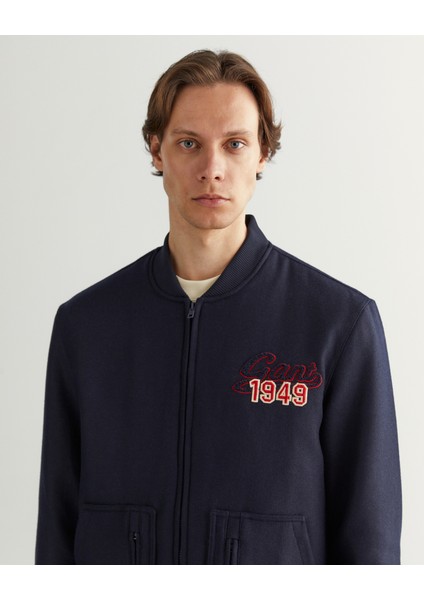 Erkek Lacivert Oversize Fit Gömlek Yaka Logolu Mont 7124312T.433 indirimleri